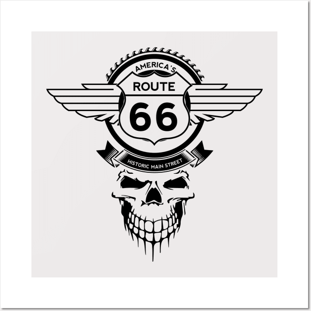 Route 66 Wall Art by Litho